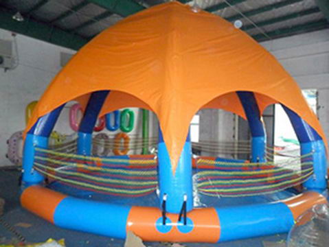 Inflatable Pool with tent-212-1