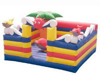 Inflatable Little Dolphins Bouncer Obstacle Combo