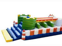 Inflatable Attack The Block House Bouncer Slide Combo