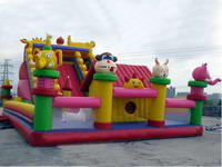 Inflatable Bear Slide House Fun City for Amusement Park