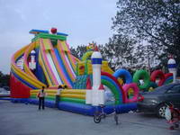Inflatable Newest Adventure Ocean Park With Double Stiching