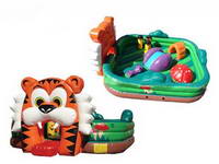 Inflatable Tiger Fun City/Inflatable Bouncer Obstacle