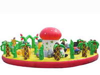 Inflatable Round Jungle Palm Trees with Mushroom Fun City