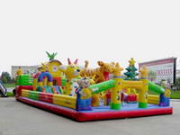 Inflatable Forest Animal Meeting Play Zone for Children