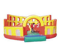 Inflatable Palace Obstacle Fun City Combo for Party Rental