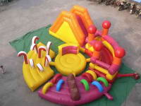 Inflatable Round Obstacle Combo for Entertainment Park