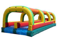 Double Lane Inflatable Slide With Water Slip N Slide