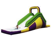 18ft Inflatable Single Slide With Water Pool