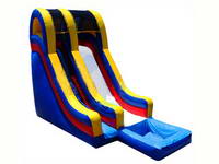 19ft Inflatable Slide With Water Splash Pool