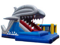 New Design Inflatable Shark Small Slide for Rental
