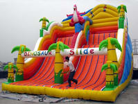 2014 Giant Dinosaur Slide Inflatables for Kids Amusement