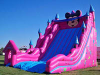Inflatable Pink Mickey Mouse Slide