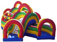 Commercial Use Rainbow Inflatable Obstacle
