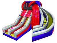 New Design Inflatable Helix 2 Dry Slide for Sale