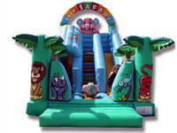 3 Years Warranty Cheerful Inflatable Sarafi Slide for Rental