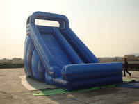 Commercial Blue Inflatable Slide for Sale