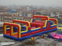 Conventional Inflatable Obstacle Course for Children Match