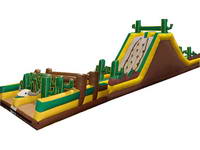 Inflatable Jungle Theme Obstacle Course for Rentals