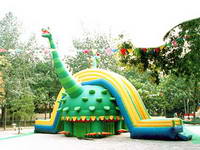 Giant Inflatable Dinosaur Slide And Bouncer Combo