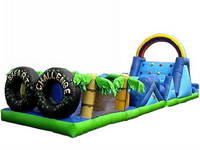 Classical Jungle Inflatable Obstacle Course Race