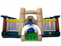Inflatable Palm Tree Obstacle House Fun City