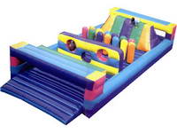 Exciting Inflatable Obstacle Course Race for Event Park