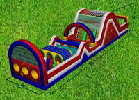 New Design Safe Inflatable Obstacle Challenge for Kids