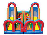 17 Foot Turbo Rush Adventure Inflatable Obstacle Course