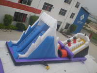 Inflatable Sinking Ship Titanic Slide