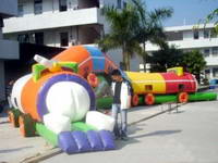 Chuggy Choo Choo Inflatable Train Tunnel