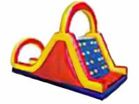Inflatable Rock Climb Slide With Arch