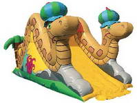 For Hire The Inflatable Dual Snakes Slide