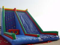Giant Inflatable Wall Climb And Slide Combo Game