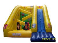Outdoor Inflatable Bouncer And Slide Combo