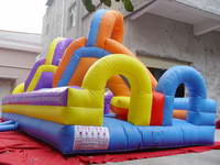 Twists and Turns Inflatable Slide for Kids