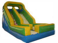 Single Lane Inflatable Dry Slide For Chidlren Games