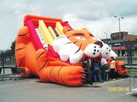 Giant Inflatable Tiger Slide