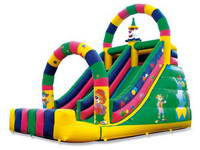 Inflatable Clown Theme Slide For Party And Event Games