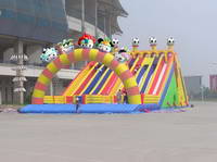 Inflatable Olympic Fuwa Theme Slide