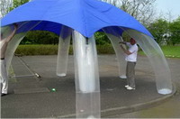 Good Quality Trasparent PVC Inflatable Airtight Tent for Sale