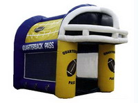 Quaterback Pass Game Inflatable Helmet Tunnel