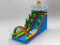 New Design Giant Palms Inflatable Slide for Sale