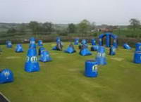 Inflatable Paintball Bunkers Games