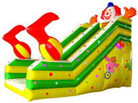 Giant Inflatable Clawn Slide In Christmas Theme