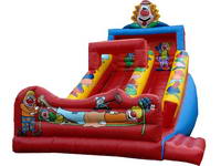 Giant Inflatable Clown Combo Slide