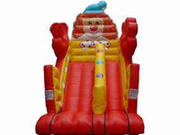 Clown Shape Inflatable Slide For Kids Party Games