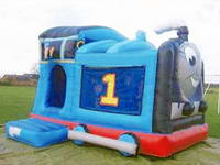 New Inflatable Train Bouncer for Kids Amusement Park