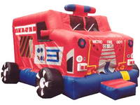Fire Truck Bouncer,Inflatable Fire Truck Bouncer