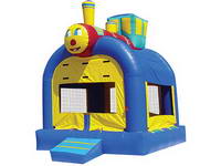 Inflatable Train Jumping Bouncer House for Sale
