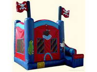 Funny 4 In 1 Pirate Ship Bounce House Slide Combo for Any Party Rentals